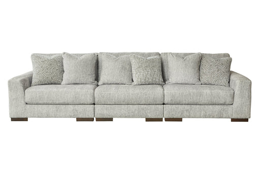 Regent Park Pewter 3 - Piece Sofa - Gate FurnitureSofa