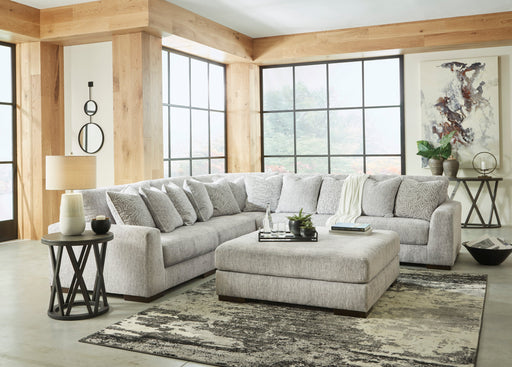 Regent Park Pewter 5 - Piece Sectional - Gate FurnitureSectional