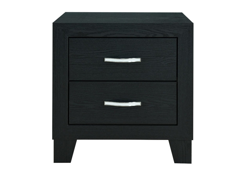 Reid Black Nightstand - REID-BLACK-NS