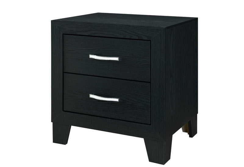 Reid Black Nightstand - REID-BLACK-NS