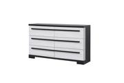Remington Black/White Panel Bedroom Set - Lara FurnitureBedroom Set
