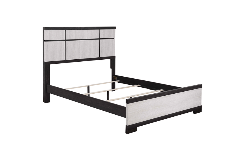Remington Black/White Panel Bedroom Set - Lara FurnitureBedroom Set