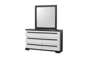 Remington Black/White Panel Bedroom Set - Lara FurnitureBedroom Set