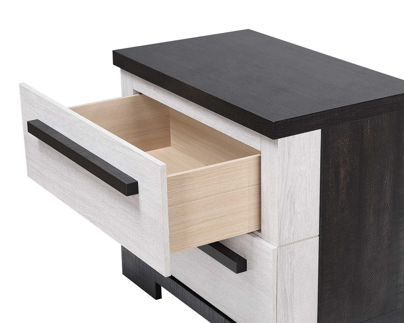Remington Black/White Panel Bedroom Set - Lara FurnitureBedroom Set