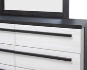 Remington Black/White Panel Bedroom Set - Lara FurnitureBedroom Set