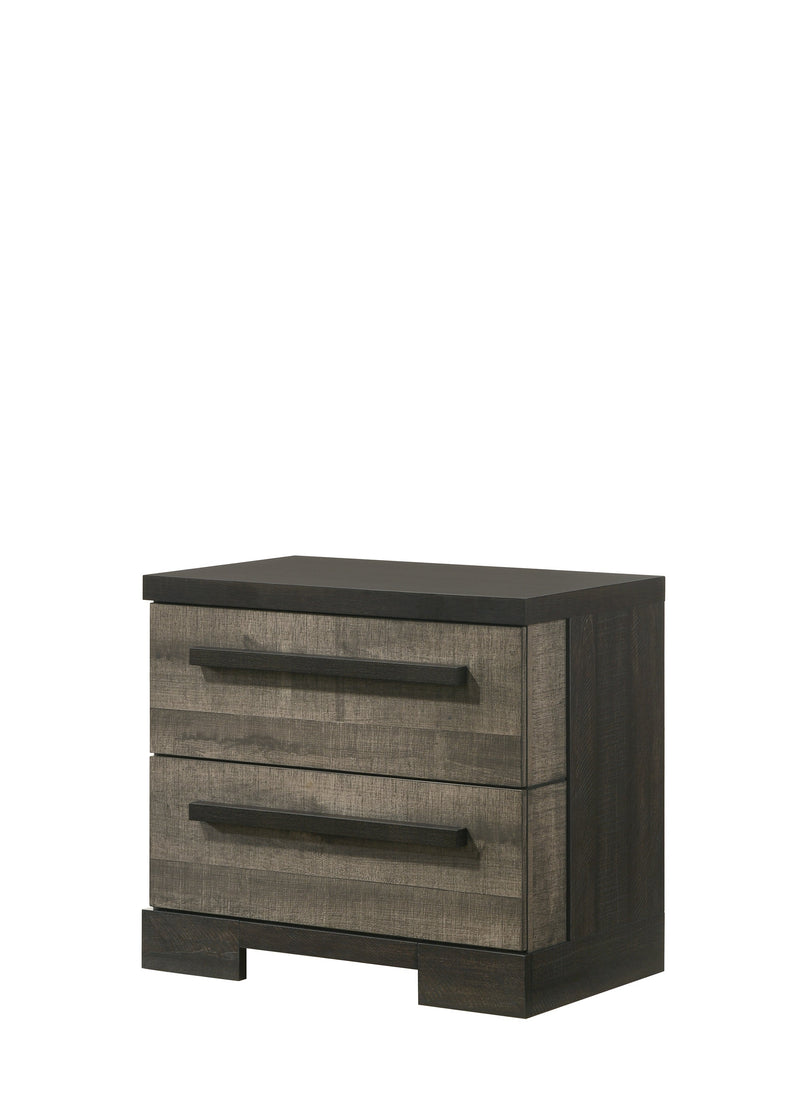 Remington Brown/Gray Panel Bedroom Set - Lara FurnitureBedroom Set
