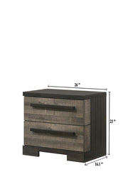 Remington Brown/Gray Panel Bedroom Set - Lara FurnitureBedroom Set