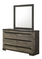 Remington Brown/Gray Panel Bedroom Set - Lara FurnitureBedroom Set