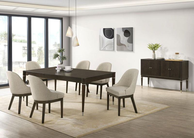 Reseda 8-piece Dining Set With Sideboard Ash Brown - 193671-S8