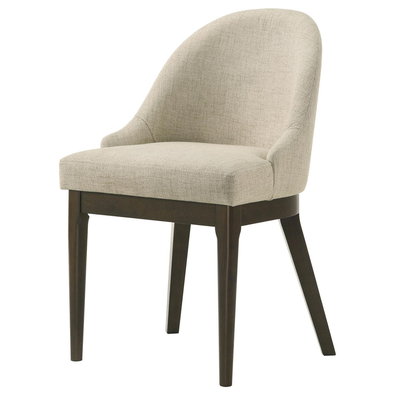 Reseda Upholstered Dining Side Chair Beige (Set of 2) - 193672