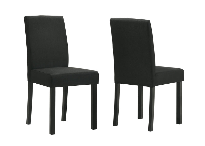 Resia Black Dining Set - Lara FurnitureDining Room Set