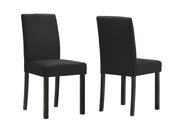 Resia Black/White Dining Set - Lara FurnitureDining Room Set