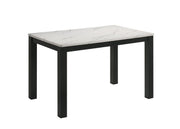 Resia Black/White Dining Set - Lara FurnitureDining Room Set