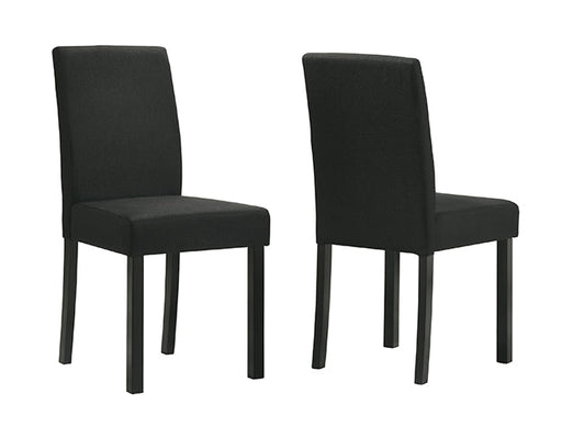 Resia Dining Chair Black, Set of 2 - 2120S-BK-2