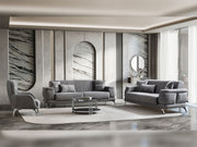 Resital 3-pieces (Sofa & Loveseat & Chair) Livingroom Set in Cream - 200-ST-RES-FLORIA04-321