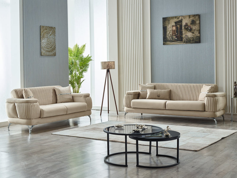 Resital 74" Wide Convertible Loveseat - Loveseat