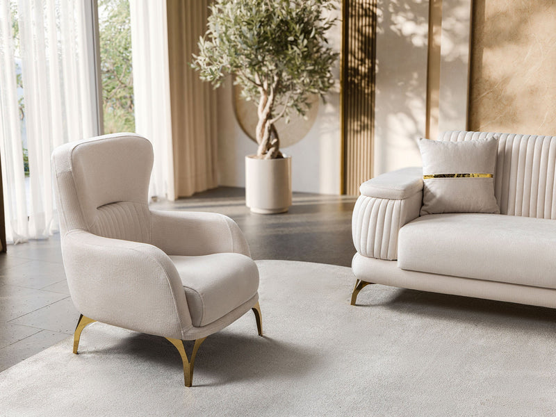 Resital Chair in Cream - 200-ST-RES-FLORIA04-B