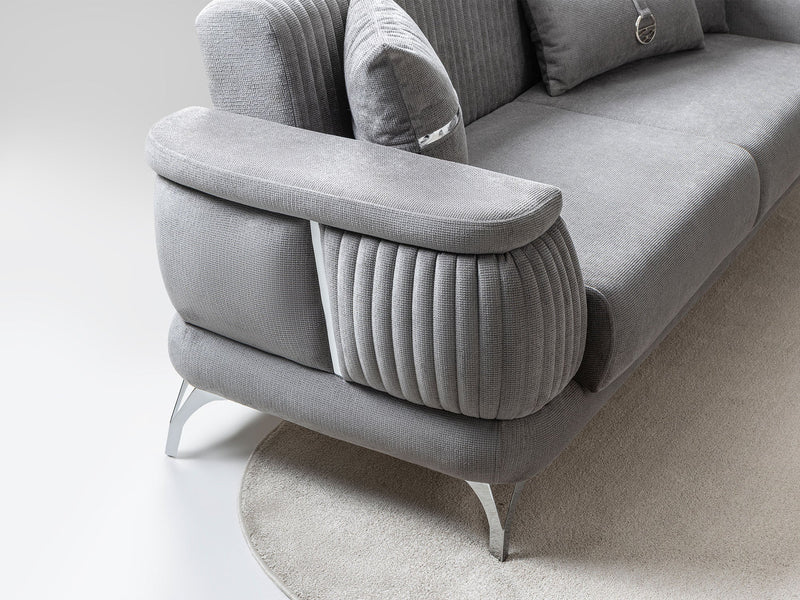 Resital Convertible Loveseat in Grey - 200-ST-RES-FLORIA22-2