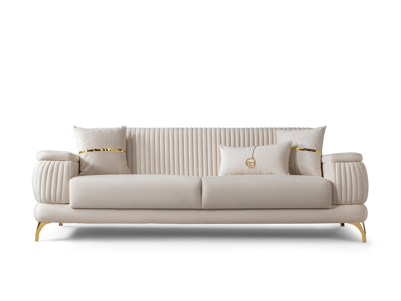 Resital Convertible Sofa in Cream - 200-ST-RES-FLORIA04-3
