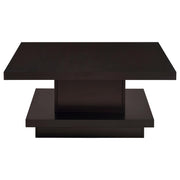 Reston 3-piece Square Coffee and End Table Set Cappuccino - 705168-S3