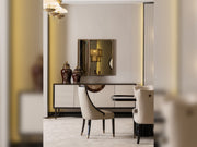Revora Diningroom (Consol With Mirror & Dining Table & 2 Lux Dining Chair & 2 Dining Chair) - 200-GAB-REV-DT-6-SET