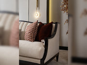 Revora Stationary Four Seater Lux Sofa in Cream - 200-GAB-REV-4W