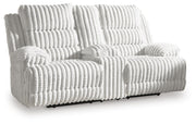 Rhines Falls Alloy Power Reclining Loveseat with Console - PC4280496