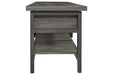 Rhyson Brown Storage Bench - Gate FurnitureAccent Bench