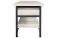 Rhyson White Storage Bench - Gate FurnitureAccent Bench