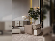 Ricamo 4-pieces (2 Four Seater Sofa & 2 Chair) Livingroom in Cream - 200-GAB-RIC-4411