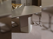Ricamo Diningroom (Consol With Mirror & Dining Table & 6 Dining Chair) - 200-GAB-RIC-DT-6-SET