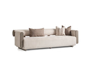 Ricamo Stationary Four Seater Sofa in Cream - 200-GAB-RIC-4
