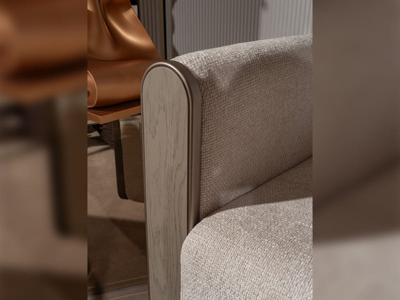 Ricamo Stationary Four Seater Sofa in Cream - 200-GAB-RIC-4