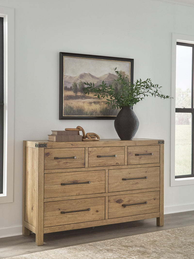 Ridgester Light Brown Dresser - B858-31