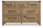 Ridgester Light Brown Dresser - B858-31