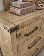 Ridgester Light Brown Dresser - B858-31