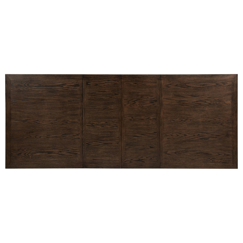 Ridgewell Rectangular Trestle Dining Table Dark Oak - 104601