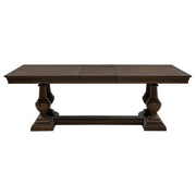 Ridgewell Rectangular Trestle Dining Table Dark Oak - 104601