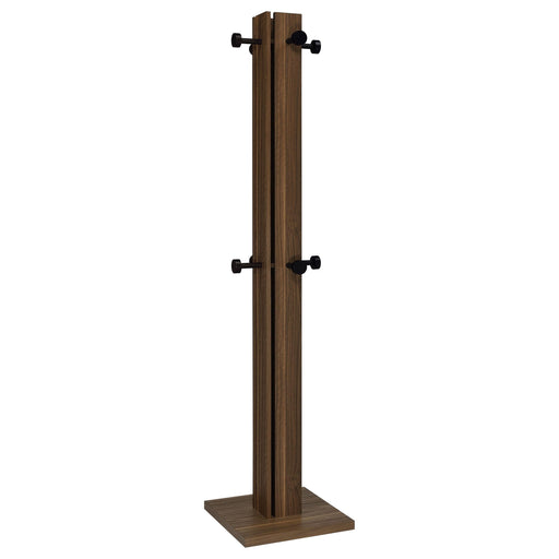 Rikkie Engineered Wood Coat Rack Walnut - 983281