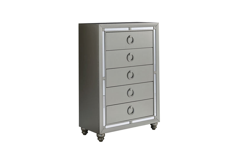 Riley Silver Chest - Lara FurnitureChest