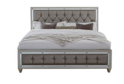 Riley Silver Full Bed - Lara FurnitureFull Bed