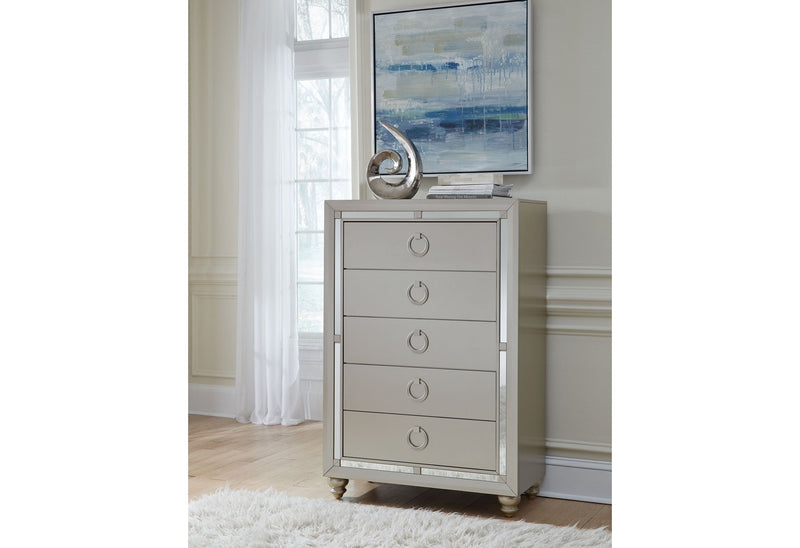 Riley Silver Full Bed Group - Lara FurnitureYouth Bedroom Set