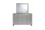Riley Silver King Bed Group - Lara FurnitureKing Bed