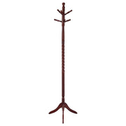 Riona 6 Hook Freestanding Wood Coat Rack Hat Hanger Merlot - 3058