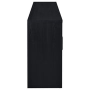 Riva 4-door Dining Sideboard Buffet Storage Credenza Black - 103895