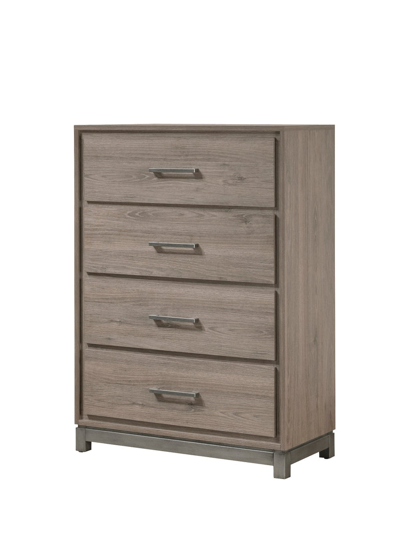 River Brown Panel Bedroom Set - Lara FurnitureBedroom Set