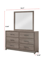River Brown Panel Bedroom Set - Lara FurnitureBedroom Set