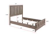 River Brown Panel Bedroom Set - Lara FurnitureBedroom Set