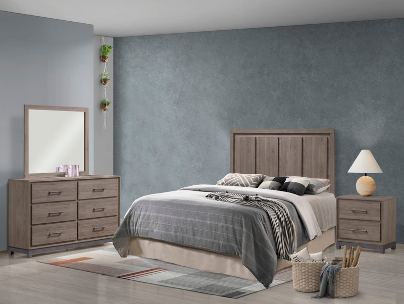 River Brown Panel Bedroom Set - Lara FurnitureBedroom Set