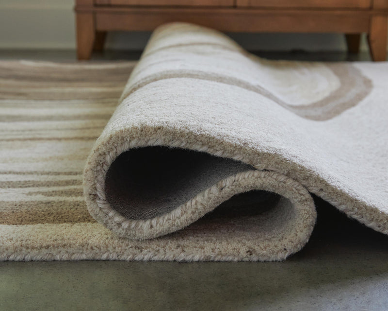 Rizwana Ivory/Brown/Gray 5' x 7' Area Rug - R407762
